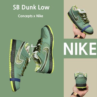 （ยิงจริง）Nike Concepts x Nike SB Dunk Low ของแท้100%💯รองเท้าผ้าใบ รองเท้า รองเท้าวิ่ง รองเท้า nike-1-4