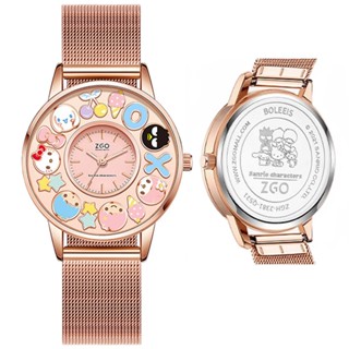 Sanrio นาฬิกาข้อมือ นาฬิกาเด็ก นาฬิกากันน้ำ นาฬิกาผู้หญิง Hello Kitty Cinnamoroll My Melody Watch นาฬิกา