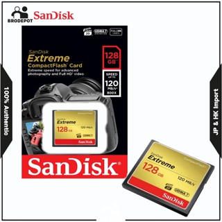 SanDisk 32GB 64GB 128GB Extreme CompactFlash Memory Card UDMA 7 Speed Up To 120MB/s   SDCFXSB-128G-G46