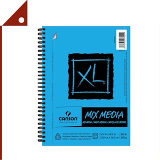 Canson : CNS400037134* สมุดสเก็ตชภาพ XL Series Mix Paper Pad, 5.5 x 8.5 inch