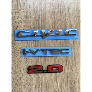 โลโก้ CIVIC 2.0 i-VTEC ติดFD ราคาต่อชิ้น