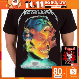 เสื้อวง Metallica เสื้อ เมทัลลิกา เสื้อร็อค เสื้อทัวร์ เสื้อวินเทจ RCM1586