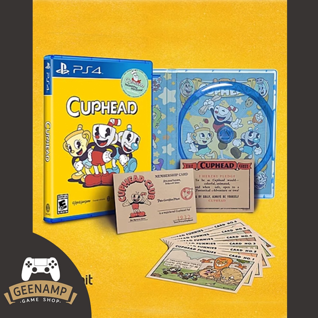 PS4 [มือ1] CUPHEAD : PHYSICAL EDITION  (R1/US)(EN)