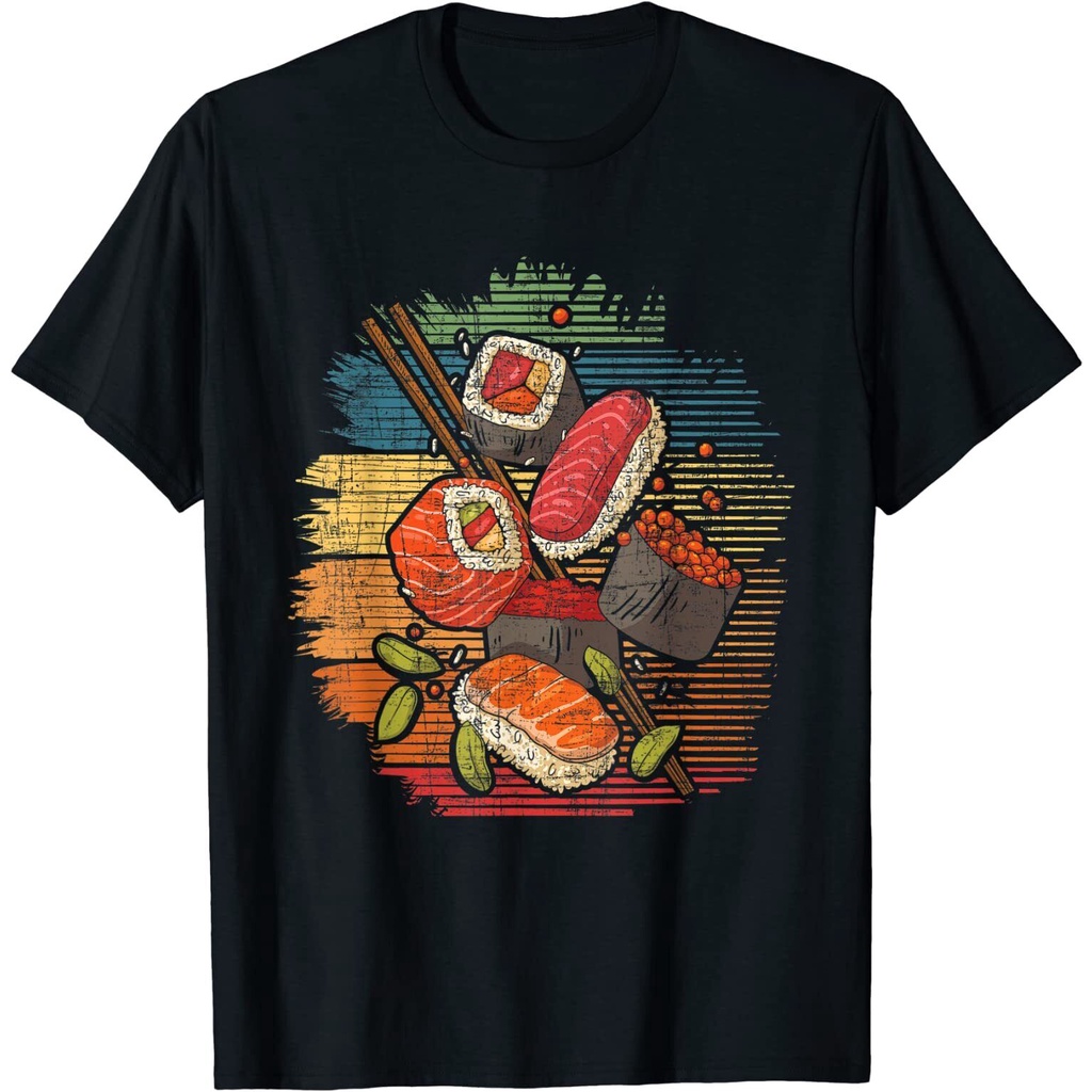 Sushi Retro - เสื้อยืด Japan Japan Japan Food Lover Chef Great Tee