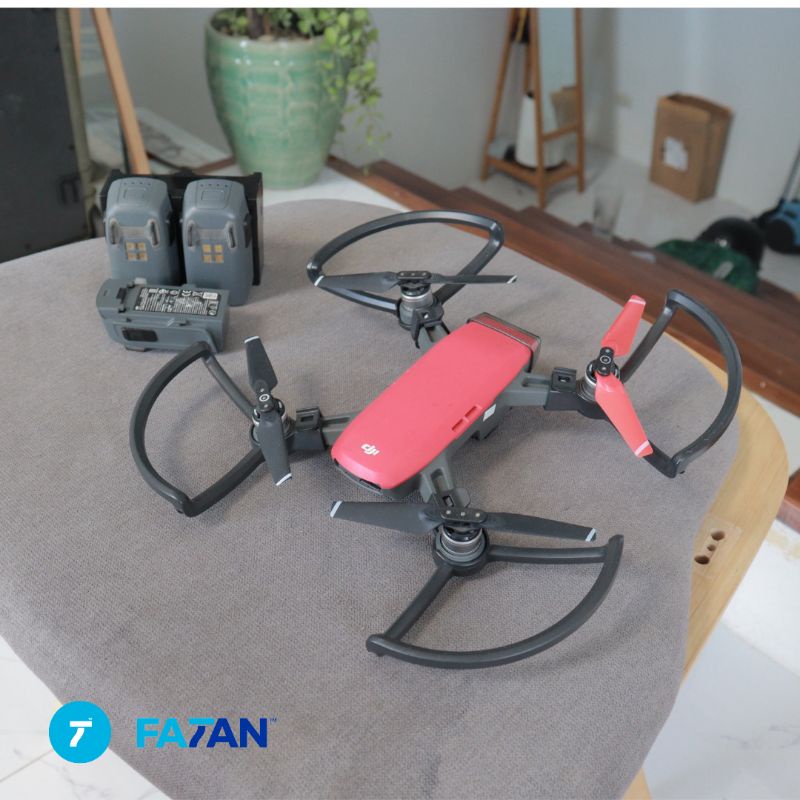 dji Spark Combo แบตเตอรี่ 3 ก้อน สภาพดีใช้งานได้ปกติทุกระบบ
