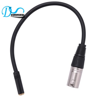 อะแดปเตอร์เชื่อมต่อเสียงไมโครโฟน 0.3M Wire 3 Pin Xlr Male to 3.5Mm Female