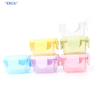 Erck&gt; ใหม่ กล่องเก็บอาหารเด็กทารก แบบพกพา 60 มล. 5 ชิ้น