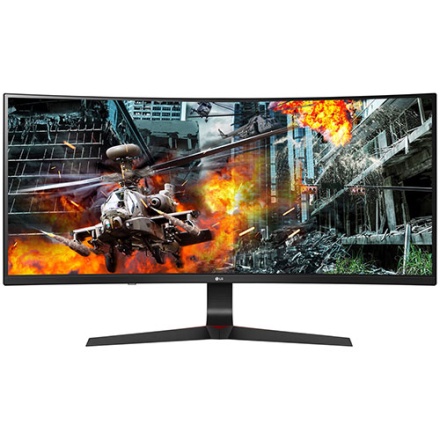 LG 34" UltraGear Curved IPS Monitor 2560x1080 144Hz 1ms HDMI DP FreeSync (34GL750-B)