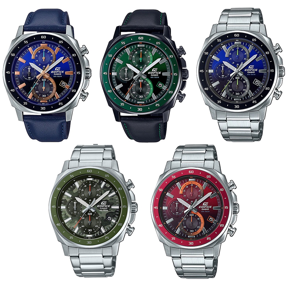 Casio Edifice นาฬิกาข้อมือผู้ชาย รุ่น EFV-600 (EFV-600CL-3A,EFV-600D-2A,EFV-600D-4A,EFV-600L-2A,EFV-