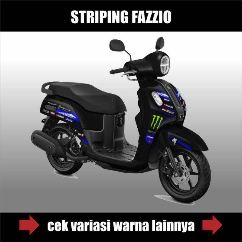 Yamaha Fazzio Striping / Fazzio Grapis Motorcycle Variation Stickers / Fazzio Stickers
