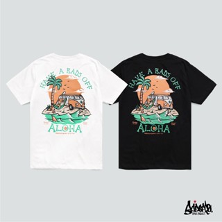 Just say bad ® เสื้อยืดลาย รุ่น Aloha  สีดำ ขาว ( ลิขสิทธิ์แท้ ) แนวสตรีท ชาย หญิง แขนสั้น M L XL 2XL / TS