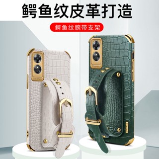 พร้อมส่ง เคสโทรศัพท์มือถือหนัง PU นิ่ม พร้อมสายคล้องมือ หรูหรา สําหรับ OPPO Reno 8T 5G Reno 8T 4G A78 5G A17 A17k A78 RENO8 T Reno8T