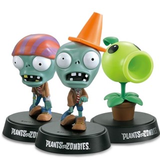 💞Hot sale💞Plants vs Zombies Toy ios Ornament Car Shaking Head Doll Toy Set Plant Zombie Toy