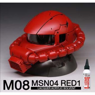 (เหลือ1ชิ้น) 8858878700088 raditz M08 MSN04 RED1 (gloss) 60ml.