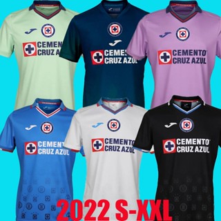 เสื้อกีฬาแขนสั้น ลายทีมชาติฟุตบอล Cruz Azul รุ่นพิเศษ สําหรับผู้ชาย 2022 ไซซ์ S - XXL