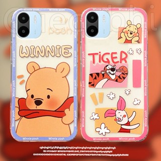 เคสใส Redmi A1 Xiaomi 12T Pro น่ารัก Catoon Winnie Bear รูปแบบ ใส ซิลิโคนนุ่ม เคส Xiaomi Redmi A1 เคสโทรศัพท์