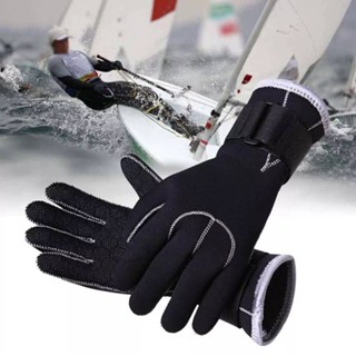 ถุงมือดำน้ำ ถุงมือกีฬาทางน้ำ 3MM Neoprene  ถุงมือว่ายน้ำ 3mm. Diving gloves อุปกรณ์ดำน้ำ -สินค้ามีพร้อมส่ง-