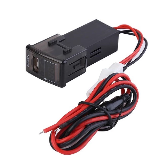 USB + วัด Volt Meter ตรงรุ่น All New Isuzu V-CROSS ปี 2012-2019 พร้อมปลั๊กตรงรุ่น พร้อมส่งจากไทย ราคา ถูกที่สุด ดีลบีเคเค แกลเลอรีภาพที่ 3