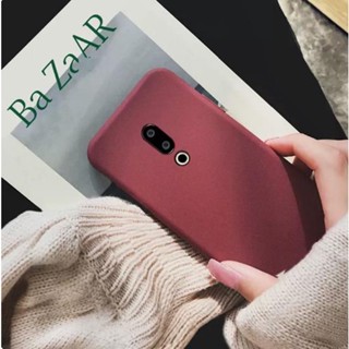 เคสโทรศัพท์มือถือ TPU แบบนิ่ม ป้องกันลายนิ้วมือ สีพื้น สําหรับ Meizu 16 16P 16X 16S 16XS Note9