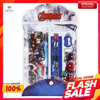 ชุดเครื่องเขียน รุ่น AVG-9549 ลายอเวนเจอร์สStationery Set Model AVG-9549 Avengers Pattern