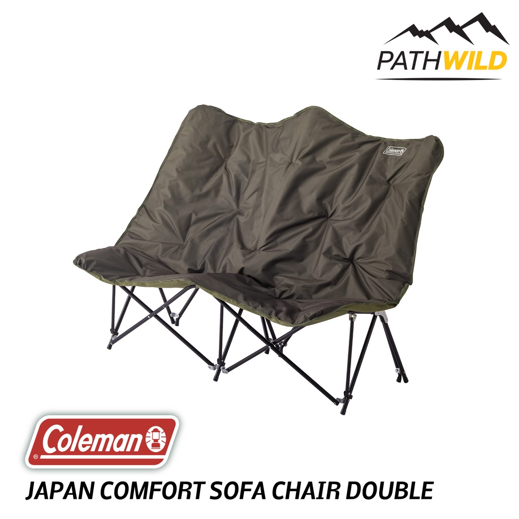 เก้าอี้ 2 คน COLEMAN JAPAN COMFORT SOFA CHAIR DOUBLE นั่งสบายสไตล์โซฟา พับเก็บได้ ขนย้ายสะดวก