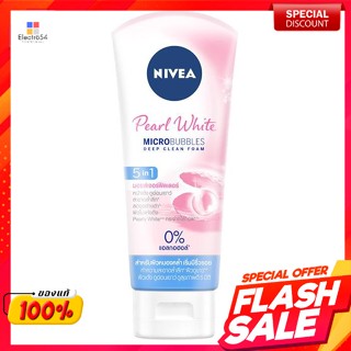 นีเวีย ไวท์ เพิร์ล โฟมล้างหน้า 100 ก.Nivea White Pearl Facial Foam 100 g.