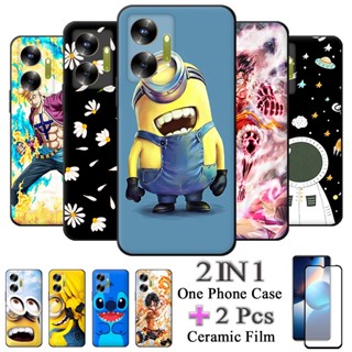 2 IN 1 เคสซิลิโคนนิ่ม หน้าจอโค้ง สําหรับ Infinix Zero 20 X6821