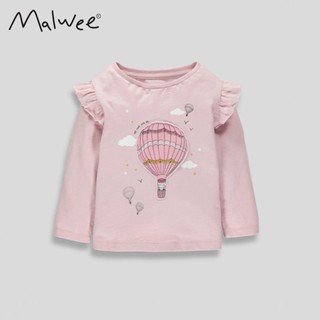 เสื้อยืดเด็ก แขนยาว แฟชั่นเด็ก แบรนด์ Malwee พร้อมส่ง