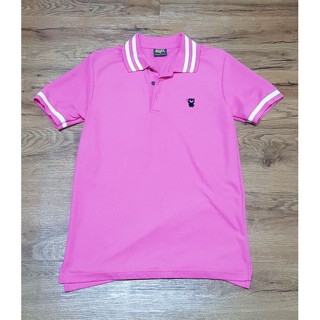 เสื้อโปโล Polo Shirt ยี่ห้อ Easy ของแท้ ของใหม่ Free Size ฟรีไซส์ สีชมพู