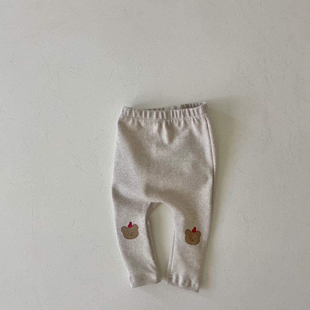 กางเกงขายาว ลายการ์ตูนหมีน่ารัก สําหรับเด็กอายุ 0-2 ปี