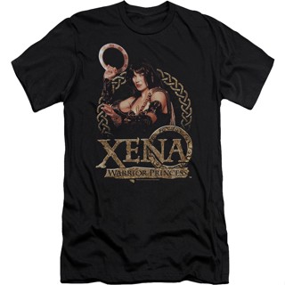 Chakram Xena Warrior Princess T-Shirt เสื้อยืด Tee เสื้อคู่วินเทจ เสื้อยืดคอกลม