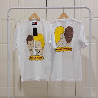 เสื้อยืด พิมพ์ลาย Tomy Jeans Beavis And Butt-Head สีขาว สําหรับผู้ชาย