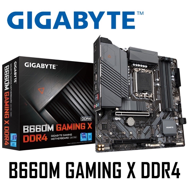 MAINBOARD (เมนบอร์ด) 1700 GIGABYTE B660M GAMING X DDR4 ประกัน 3 ปี
