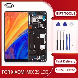 แผงหน้าจอสัมผัสดิจิทัล LCD MI MIX 2S พร้อมกรอบ สําหรับ Xiaomi MIX 2S ส่งฟรี