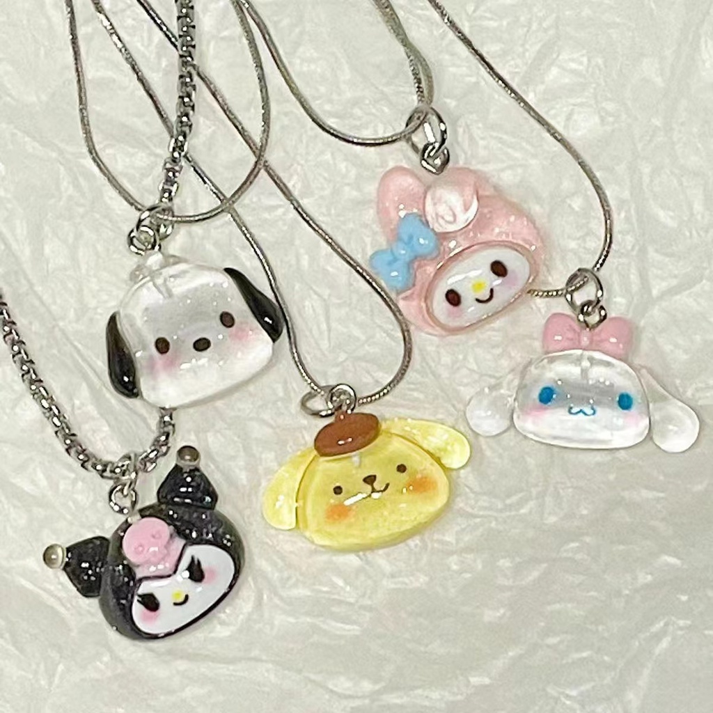 【XINYIA】สร้อยคอ จี้การ์ตูน Sanrio Cinnamoroll น่ารัก เครื่องประดับ สําหรับคู่รัก แฟนสาว นักเรียน 2024