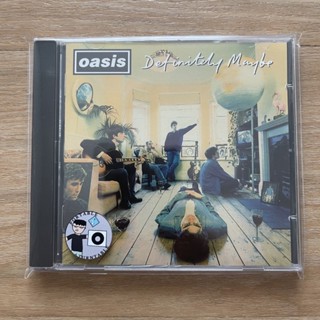 แผ่น CD ซีดีเพลง Oasis : Definitely Maybe แผ่นแท้ มือสอง สภาพดี