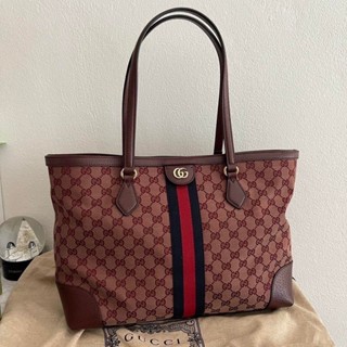 New Gucci Tote  อปก การ์ด ถุงผ้า