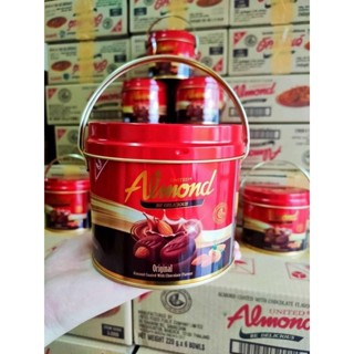 🍫🍫 Almond อัลมอนด์เคลือบช็อกโกแลต ยกถัง 220 กรัม