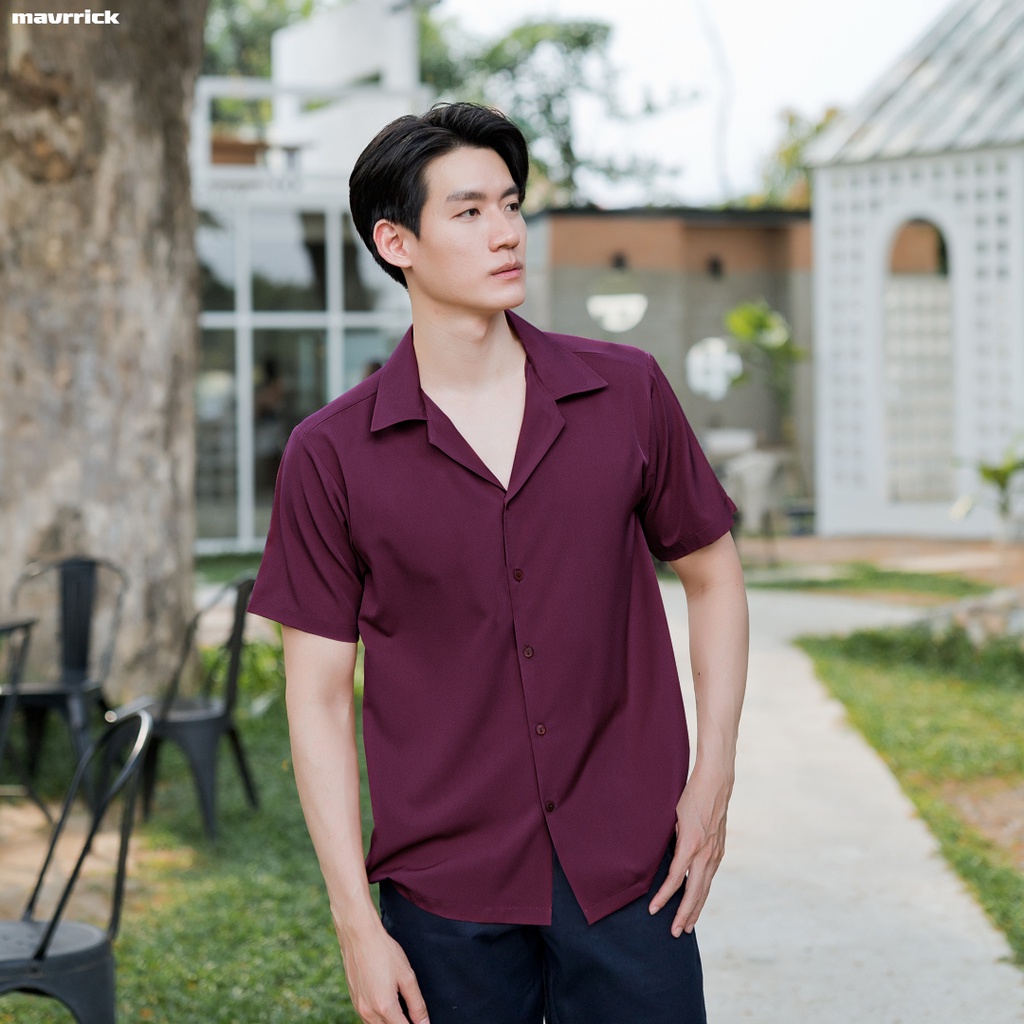 MAVRRICK-มาริค ยอดขาย No.1 สุดยอดเสื้อเชิ้ต-ฮาวาย ยับยาก (แขนสั้น)