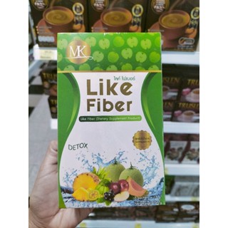 Like fiber detox ไลค์ไฟเบอร์ ดีท๊อกซ์ รสผลไม้รวม [ซอง 15g×7ซอง]