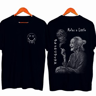 เสื้อยืด พิมพ์ลาย EMO Grandmas Front And Back DISTRO