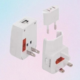 หัวปลั๊กแปลงไฟใช้ได้ทั่วโลก Universal Traver Adapter