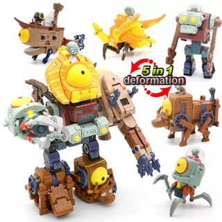 ของเล่นโมเดลหุ่นยนต์ Plants vs Zombies 2 Transformers Robot King Kong สําหรับเด็ก