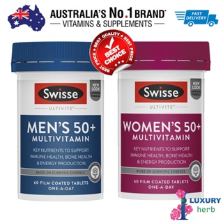 SWISSE WOMEN/MEN’S Ultivite MULTIVITAMIN 50+ 60 Tablets