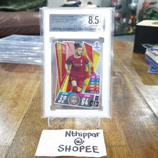 ขาย การ์ด Topps Match Attax Chrome 2020-21 Harvey Elliott Liverpool RC PSGA 8.5 การ์ดฟุตบอล การ์ดนักฟุตบอล การ์ดบอล