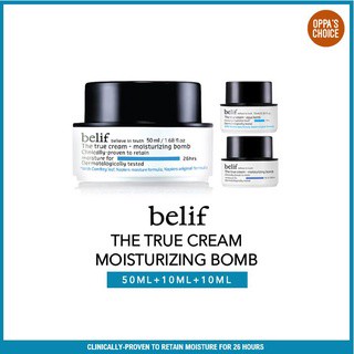 [แท้/พร้อมส่ง] BELIF THE TRUE CREAM( ครีม) MOISTURIZING BOMB 50ml + Gifts