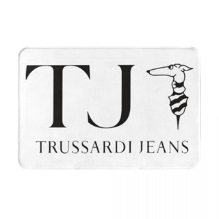 Trussardi (3) พรมเช็ดเท้า ผ้าสักหลาด กันลื่น ดูดซับน้ํา แห้งเร็ว สําหรับห้องน้ํา 16x24 นิ้ว พร้อมส่ง