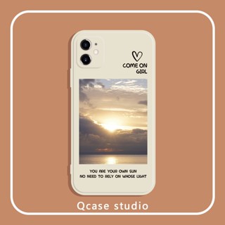 COME ON GIRL Glow เคสไอโฟน iPhone 11 pro max เคส 14 plus case 12 14 13 promax X Xr Xs Max phone case 7 8 plus เคส นิ่ม