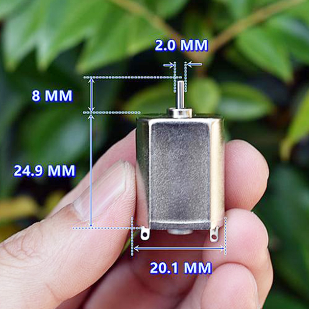 2pcs DC 12V 18V 24V Micro 130 มอเตอร ์ แม ่ เหล ็ กโลหะปกหลัง 5500RPM-11200RPM Mute Precious แปรงโลหะเครื ่ องยนต ์ ของเล ่ นรุ ่ น