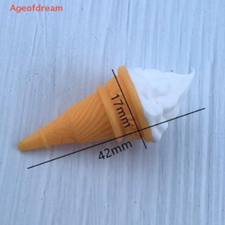 [Ageofdream] โมเดลไอศกรีมจําลอง ขนาดมินิ 1:12 สําหรับตกแต่งบ้านตุ๊กตา 2 ชิ้น